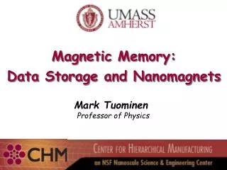 Magnetic Memory: Data Storage and Nanomagnets