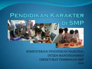 pendidikan karakter di smp