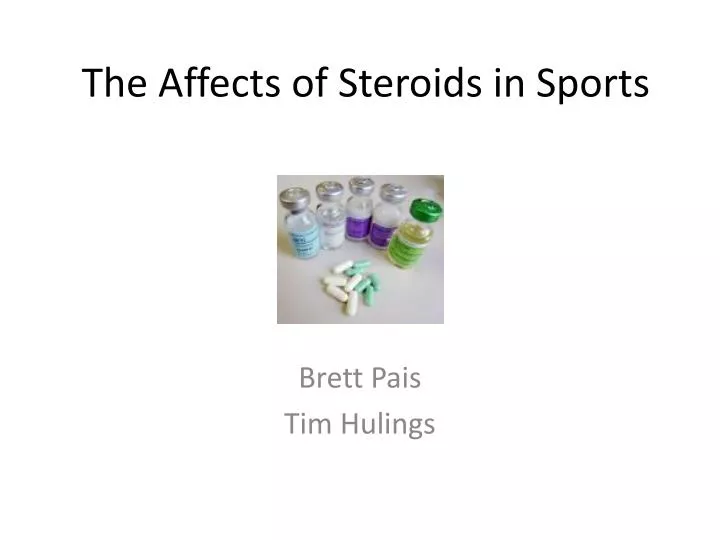 the affects of steroids in sports