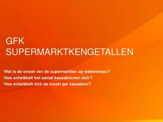 gfk supermarktkengetallen