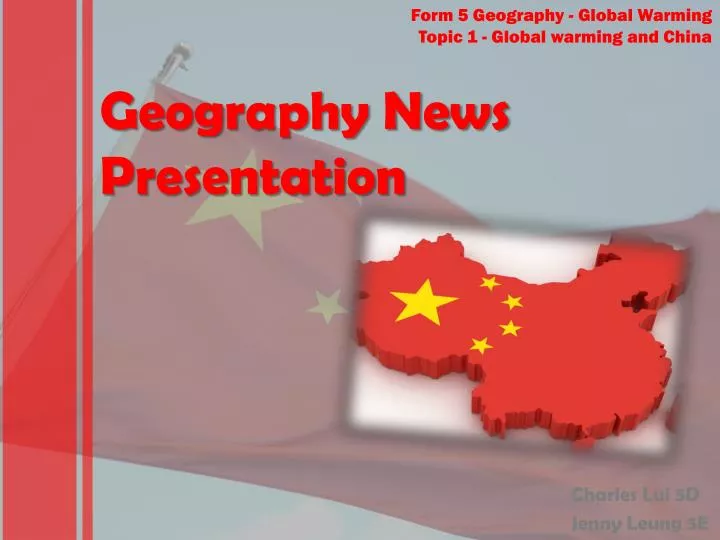 geography news presentation
