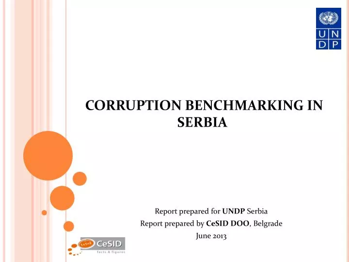 corruption benchmarking in serbia