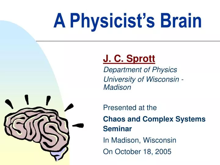 a physicist s brain
