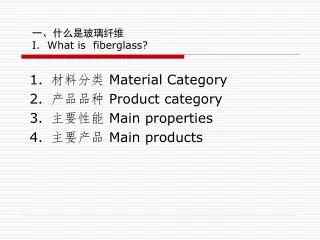 i what is fiberglass