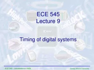 Timing of digital systems