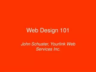 Web Design 101