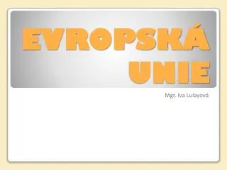 evropsk unie