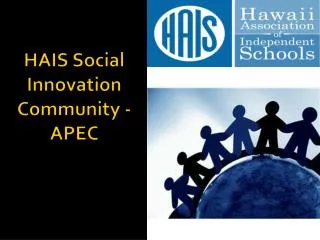 HAIS Social Innovation Community - APEC