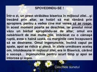 SPOVEDINDU-SE !