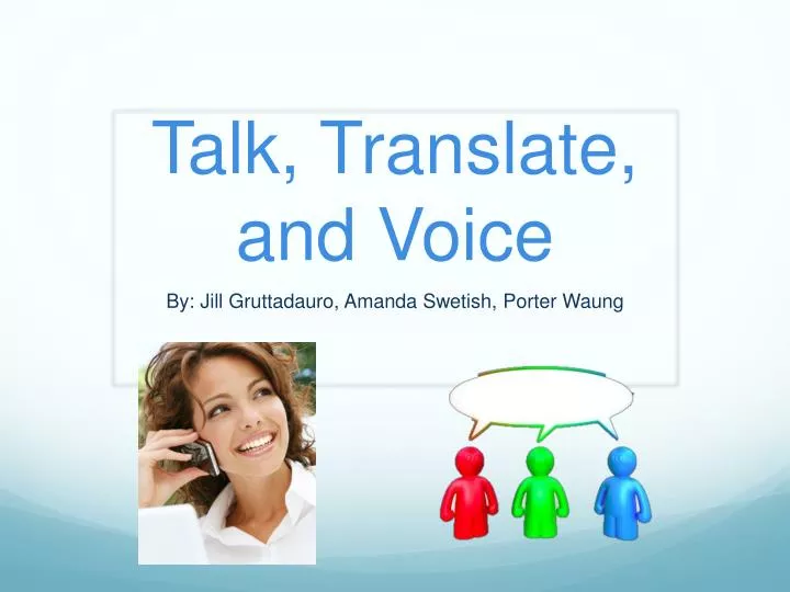talk translate and voice