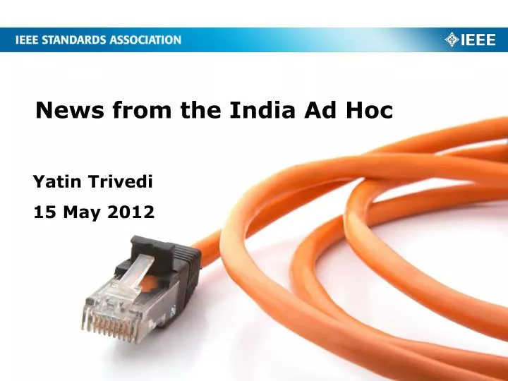 news from the india ad hoc
