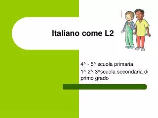 italiano come l2