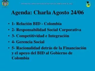 agenda charla agosto 24 06