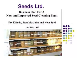 Seeds Ltd.
