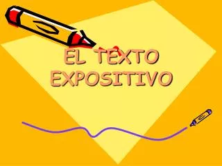 el texto expositivo