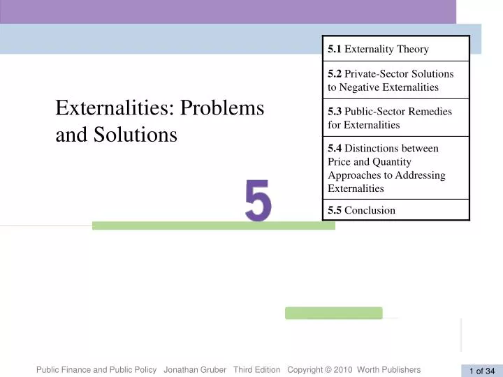 externalities problems and solutions