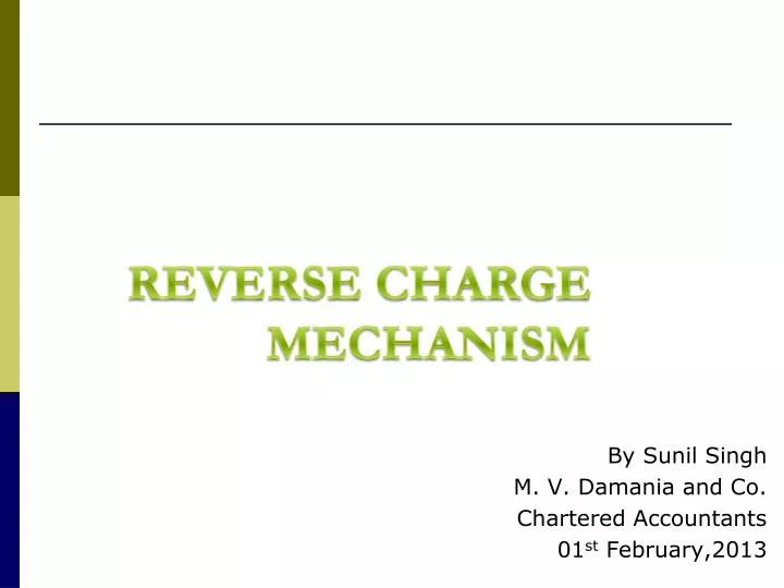 reverse charge mechanism