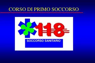 corso di primo soccorso