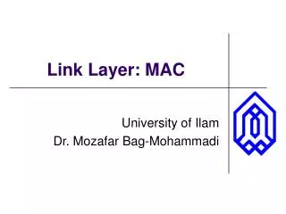 Link Layer: MAC
