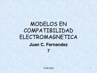 modelos en compatibilidad electromagnetica