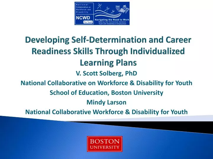 developing self determination and career readiness skills through individualized learning plans