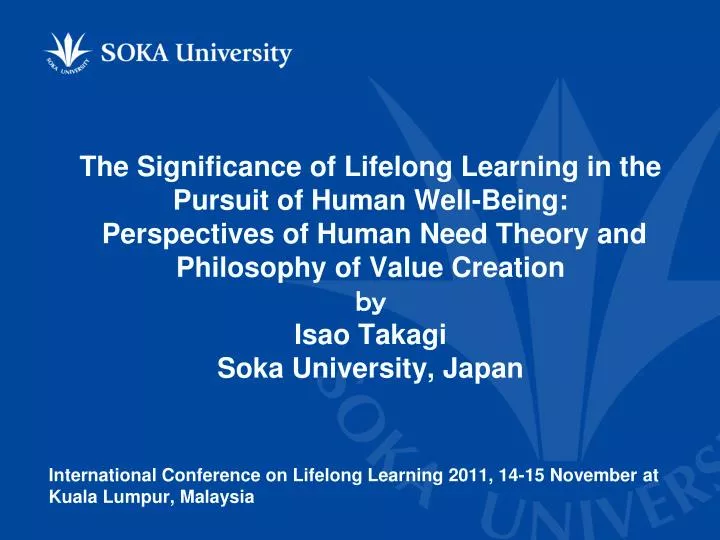 international conference on lifelong learning 2011 14 15 november at kuala lumpur malaysia