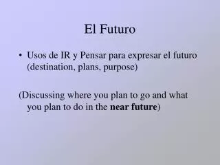el futuro