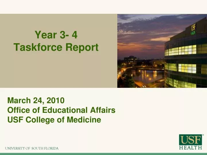 year 3 4 taskforce report