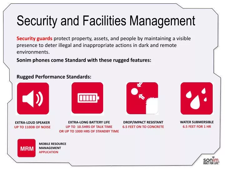 security and facilities management