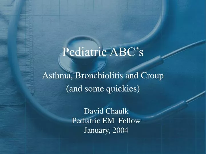 pediatric abc s