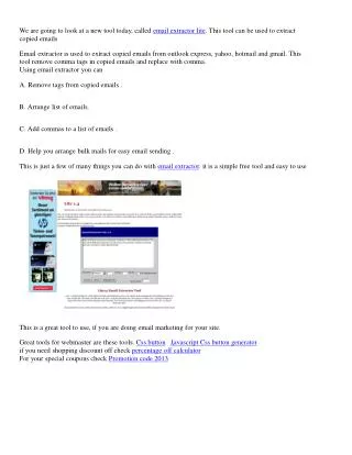 This is a great tool to use, if you are doing email marketing for your site.