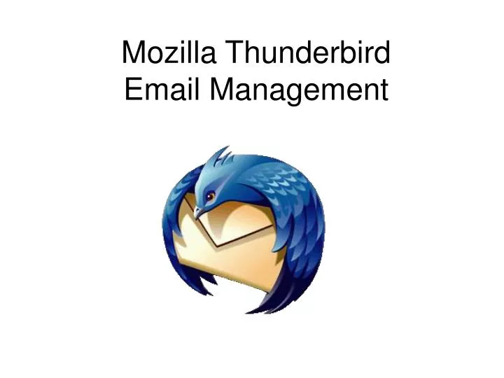 mozilla thunderbird email management