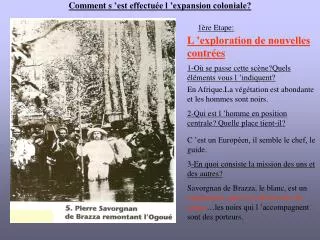 comment s est effectu e l expansion coloniale