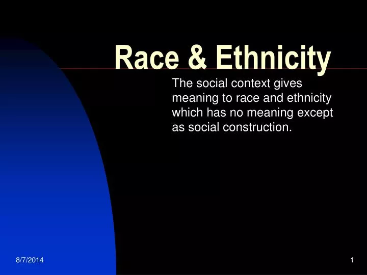 race ethnicity