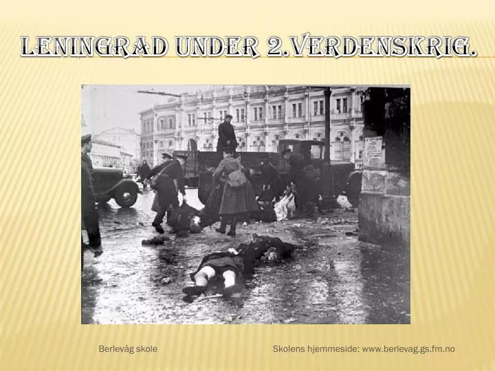 leningrad under 2 verdenskrig