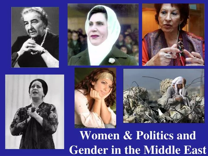 women politics and gender in the middle east
