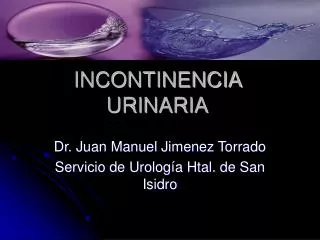 incontinencia urinaria