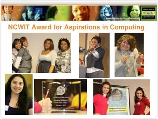 NCWIT Award for Aspirations in Computing