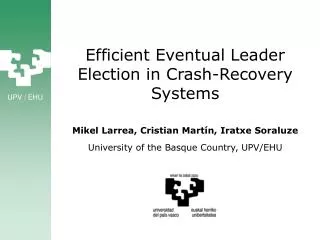 Efficient Eventual Leader Election in Crash-Recovery Systems