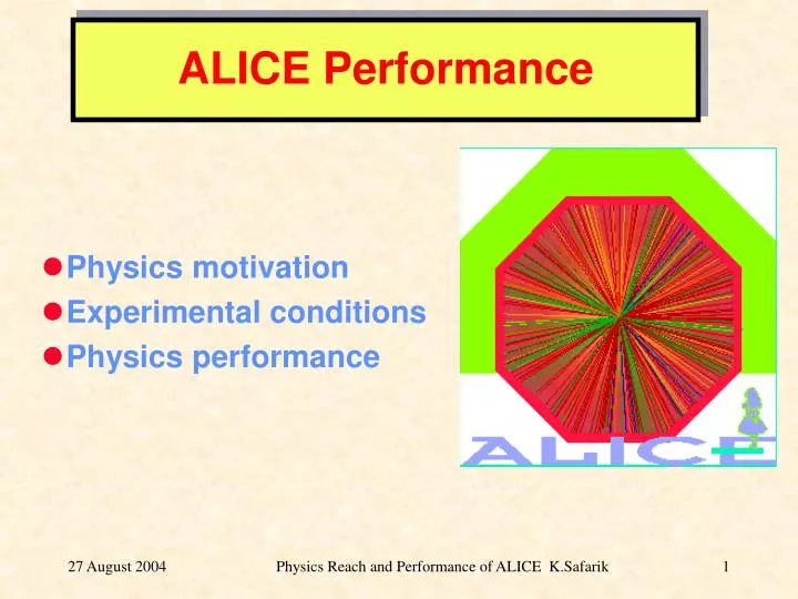 alice performance