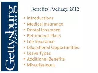 Benefits Package 2012