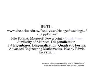 [PPT] x che.ncku.tw/facultyweb/changct/teaching/.../ch8. ppt Share