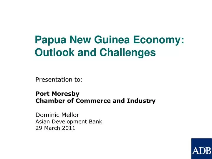papua new guinea economy outlook and challenges