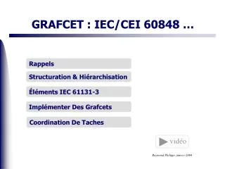 grafcet iec cei 60848