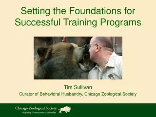 Setting the Foundations for Successful Training Programs