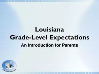 Louisiana Grade-Level Expectations