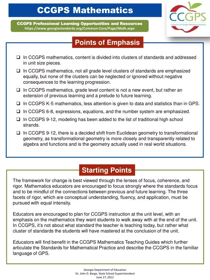 ccgps mathematics