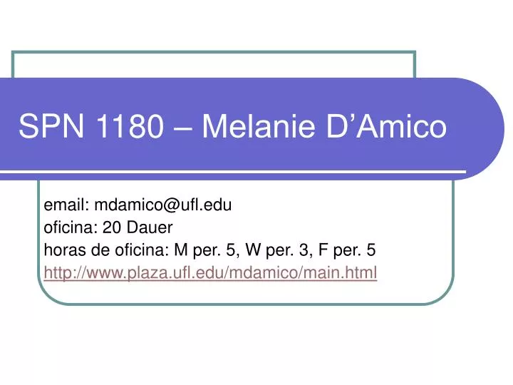 spn 1180 melanie d amico