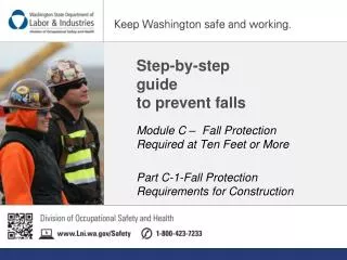 Step-by-step guide to prevent falls