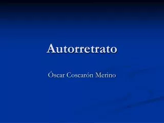 autorretrato